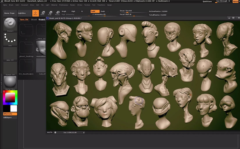 ZBrushCore. Conceptual Sculpting with Joseph Drust